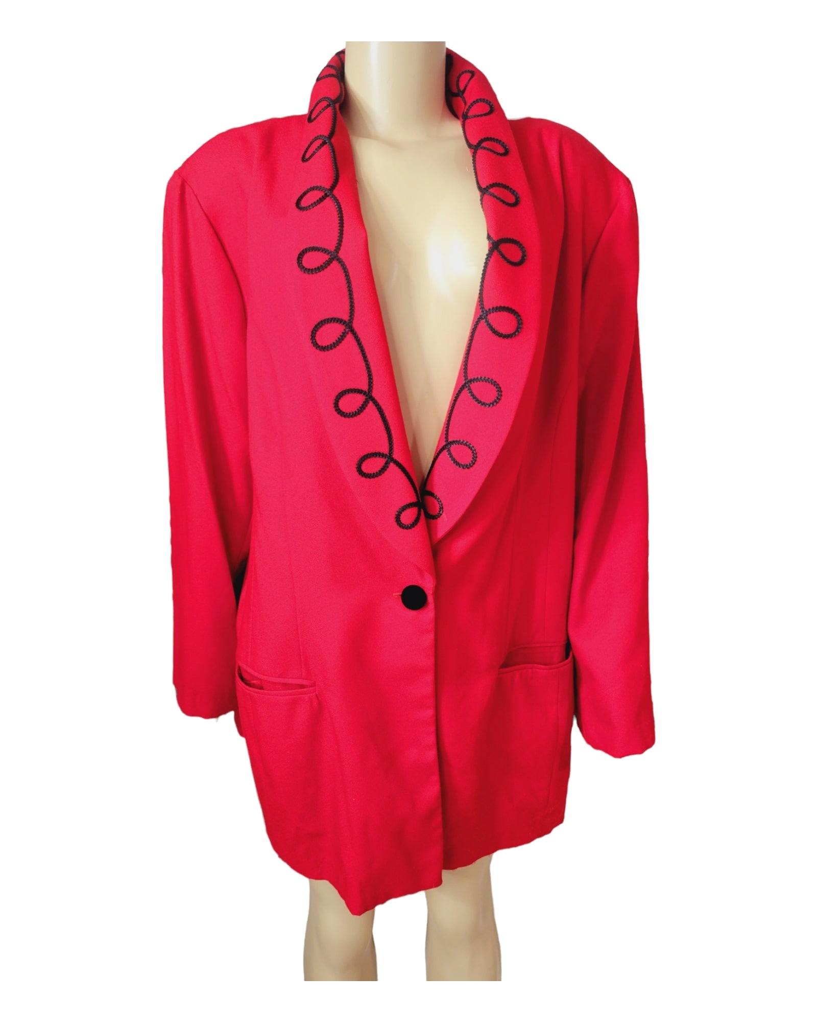 Lady in Red Vintage Blazer