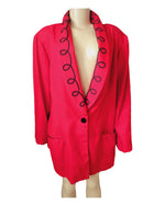 Load image into Gallery viewer, Lady in Red Vintage Blazer
