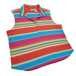 Bright Stripes Sleeveless top