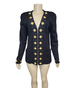 Load image into Gallery viewer, Gold Embellished Cardigan
