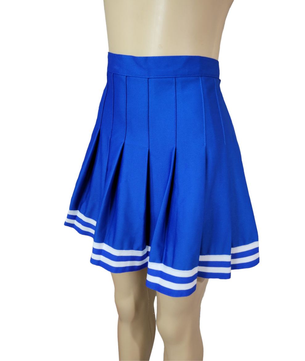 Blue pleated Tennis Skirt